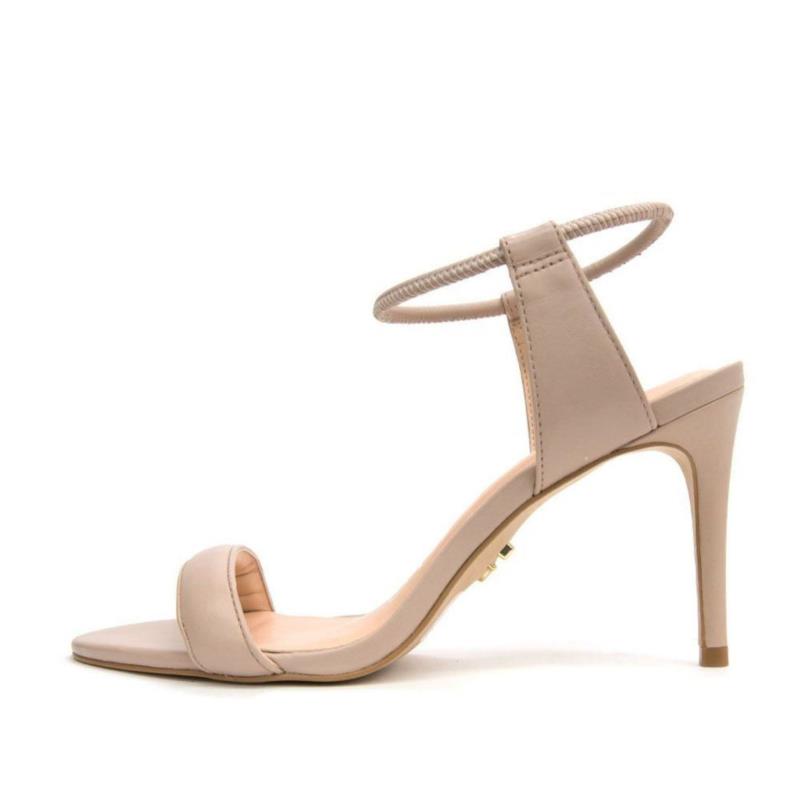 LEATHER HIGH HEEL SANDALS WOMEN CARRANO