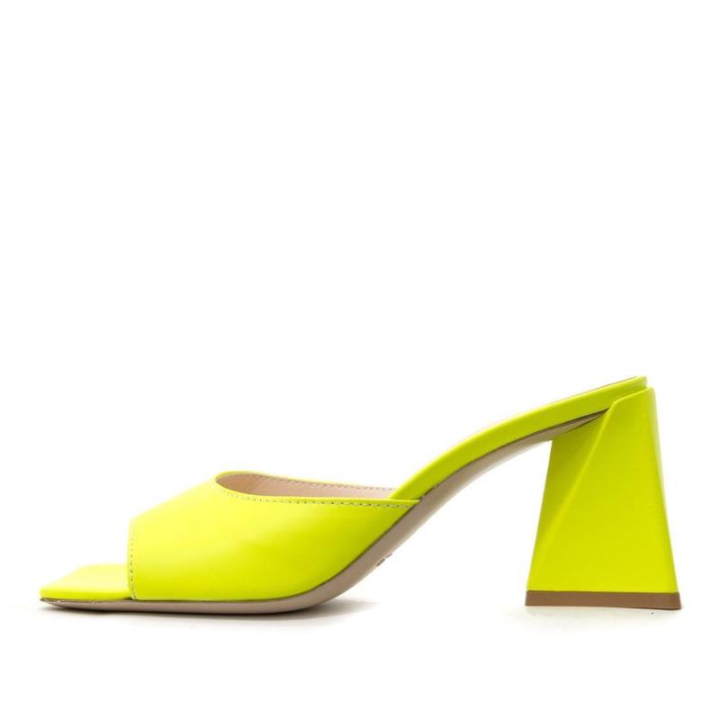 LEATHER HIGH HEEL SANDALS WOMEN L'ESTROSA