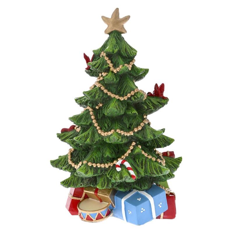 Χριστουγεννιάτικο Διακοσμητικό Δεντράκι Στολισμένο Polyresin iliadis 14x22εκ. 78306 (Υλικό: Polyresin) - Iliadis - il_78306