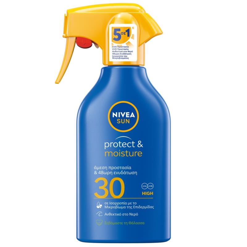 NIVEA SUN Protect & Moisture Trigger Spray SPF30 270ml