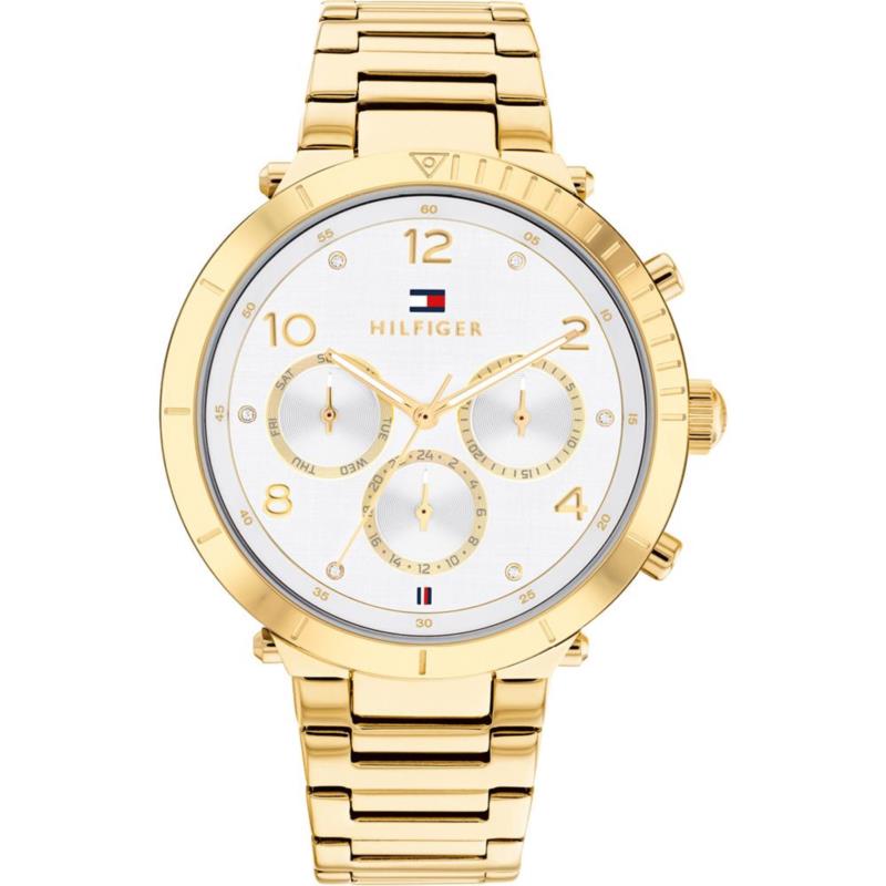 TOMMY HILFIGER Emery Crystals - 1782490, Gold case with Stainless Steel Bracelet