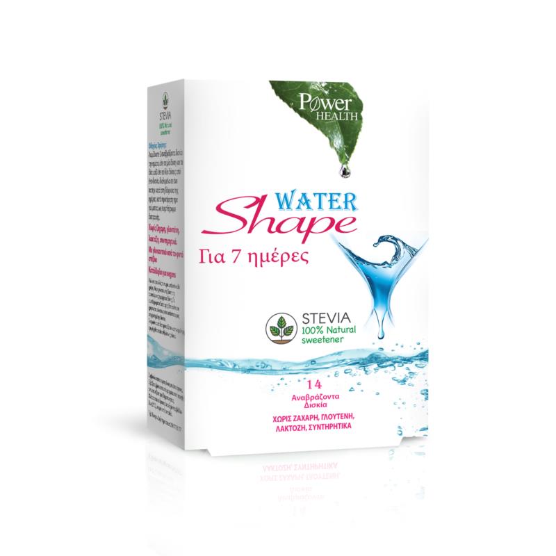 POWER HEALTH Water Shape με Stevia για 7 ημέρες 14 eff.tabs