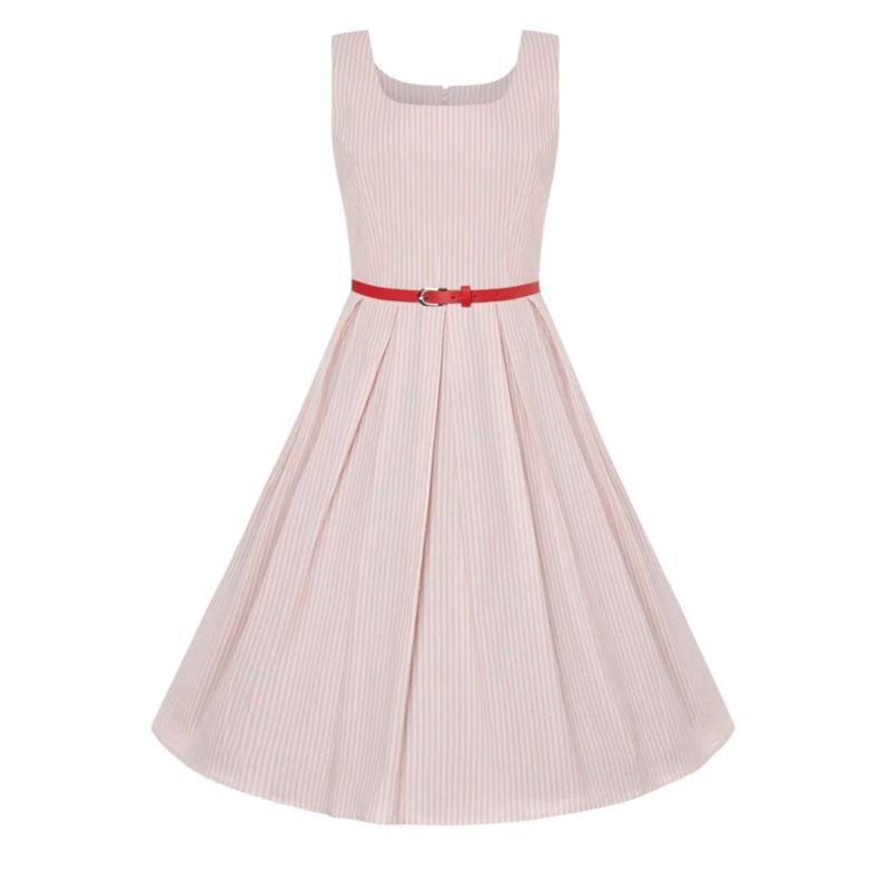 vintage luxury cotton φόρεμα Suzy Q pink