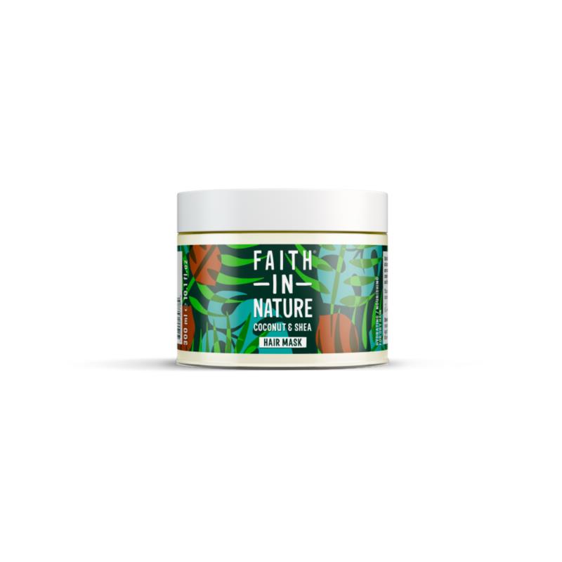Faith in Nature Μάσκα Μαλλιών με Καρύδα & Καριτέ 300ml