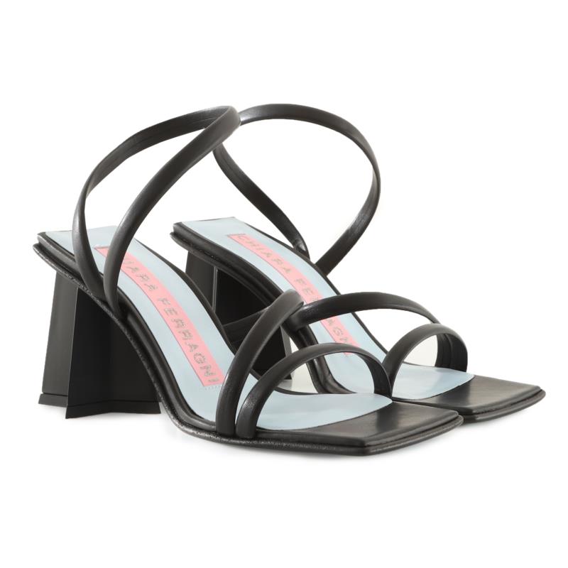 Πέδιλα Chiara Ferragni Με Ιδιαίτερο Τακούνι CF3027_001-BLACK VEGAN Γυναικείο