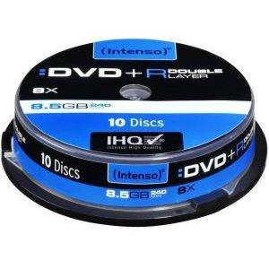 INTENSO DVD+R DUAL LAYER 8,5GB 8X CB 4311142 10PCS