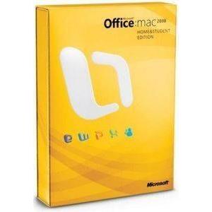 MICROSOFT OFFICE MAC 2008 FOR HOME STUDENT DVD
