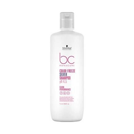 Schwarzkopf Professional BC Bonacure pH 4.5 Color Freeze Silver Shampoo 1000ml (Grey Hair)