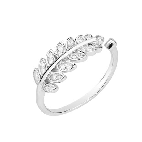 Δαχτυλίδι με φύλλα από ασήμι 925?