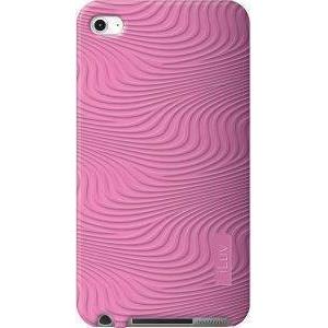 ILUV ICC613 MOXIE SOFT PATTERNED SILICONE CASE FOR IPOD TOUCH 5 PINK