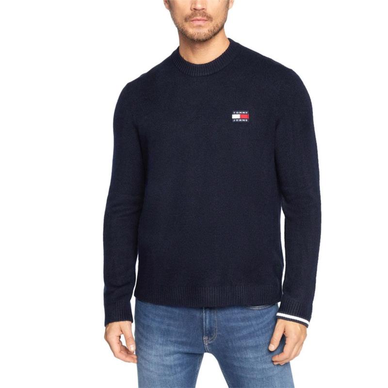 TOMMY JEANS BADGE CREW RELAXED FIT SWEATER ΜΕΝ