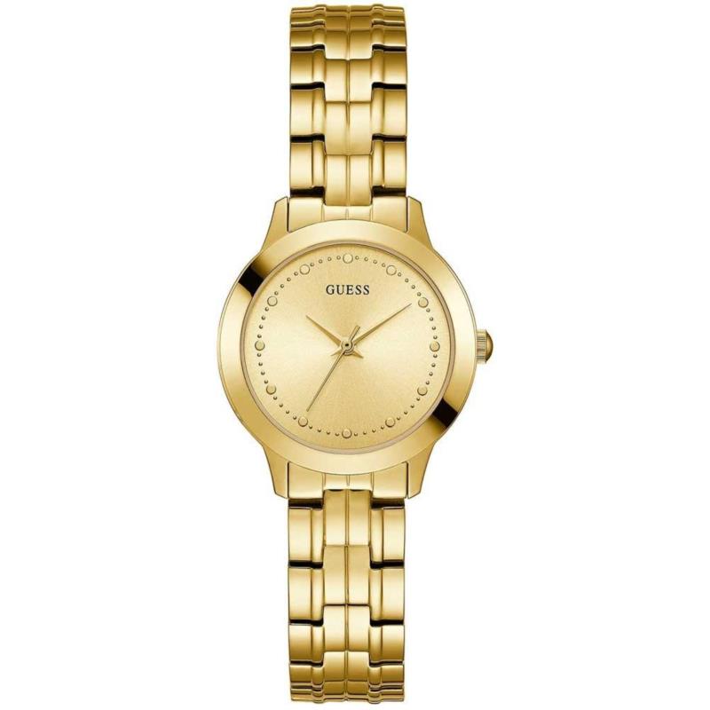 GUESS Ladies - W0989L2 , Gold case with Stainless Steel Bracelet