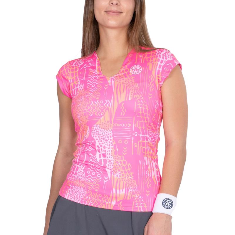 Bidi Badu Bella 2.0 Tech V-Neck Women's Tennis Tee