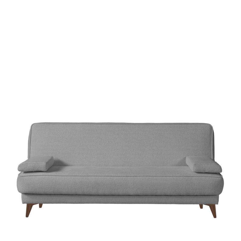 Artelibre Καναπές Κρεβάτι Τριθέσιος LEO Ανοιχτό Γκρι 195x82x90cm