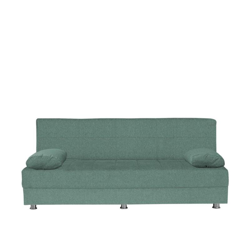 Artelibre Καναπές Κρεβάτι Τριθέσιος LAURA Μέντα 190x75x80cm