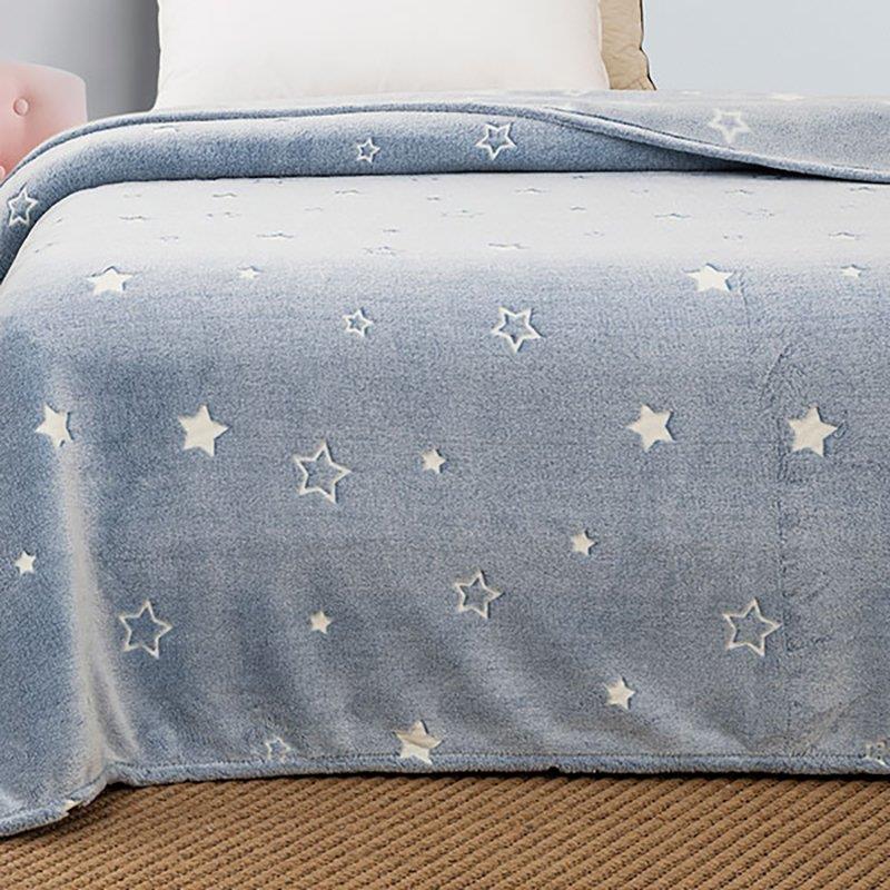 Κουβέρτα Fleece Κούνιας 110X140 Sunshine Stars Blue (110x140)