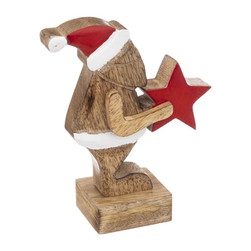 Χριστουγεννιάτικο Διακοσμητικό 16εκ. A-S Wood Santa 183871
