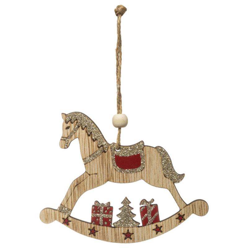 Χριστουγεννιάτικο Στολίδι (11x10) A-S Wooden Rocking Horse 175903