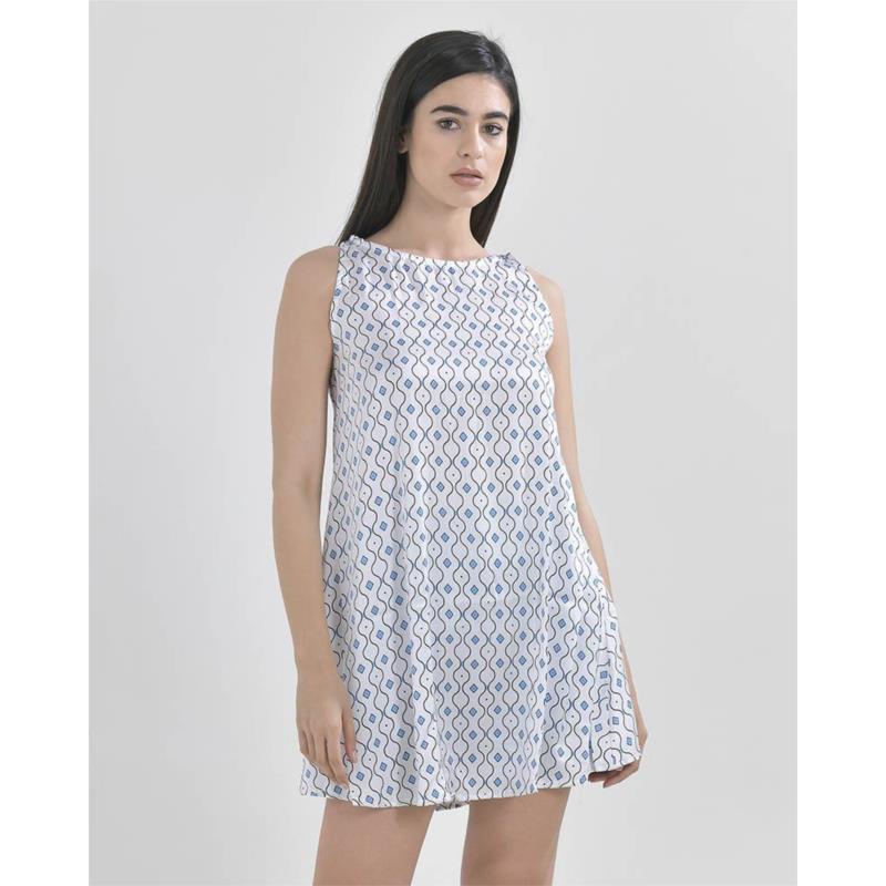 Φόρεμα Με Τιράντα One Size Ble 5-41-003-0008 (Ύφασμα: Polyester, Χρώμα: Λευκό) - ble - 5-41-003-0008