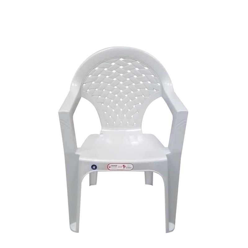 Artelibre Καρέκλα Κήπου Λευκό Πλαστικό 56x55x79cm