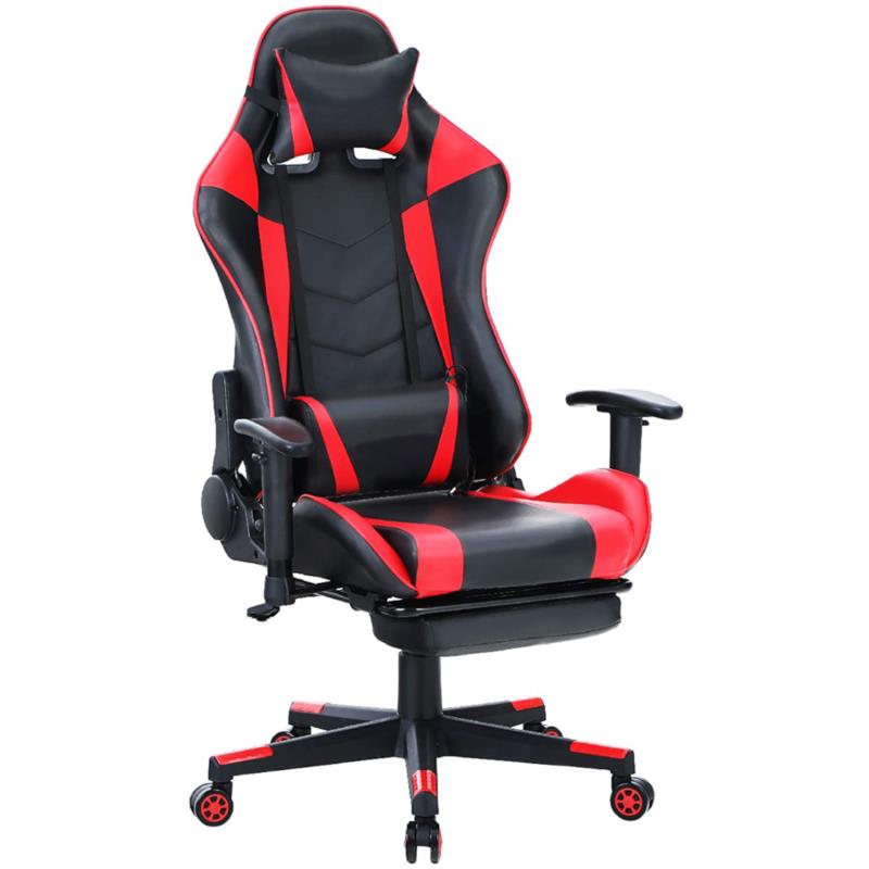 Artelibre Καρέκλα Γραφείου Gaming SLIGO Κόκκινο/Μαύρο PVC 70x55x122-131cm