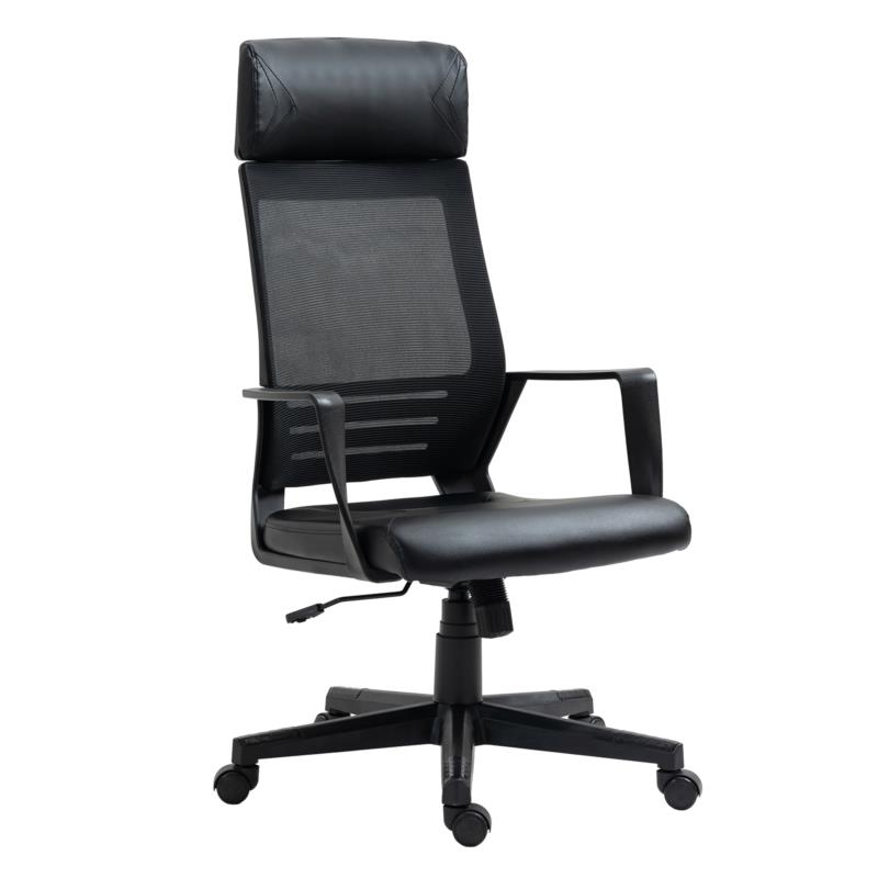 Artelibre Καρέκλα Γραφείου Gaming ATHY Μαύρο PVC/Mesh 62x52x115-120cm