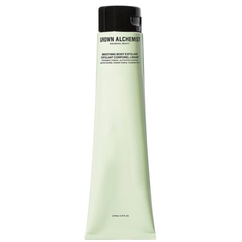 GROWN ALCHEMIST SMOOTHING BODY EXFOLIANT: PEPPERMINT, PUMICE, ACTIVATED CHARCOAL | 170ml