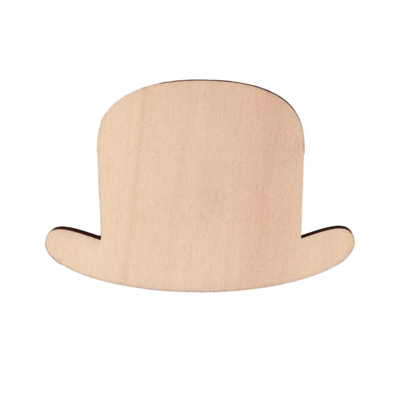 Ξύλινο Διακοσμητικό Καπέλο 0058