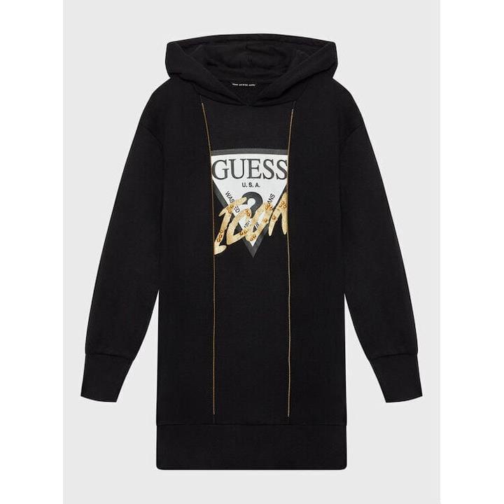 GUESS Icon Hooded Active Dress J2BK11KAD73-JBLK