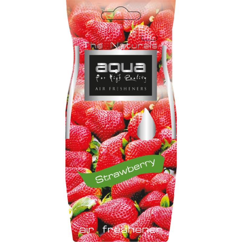 Aqua Natural Strawberry (φράουλα) -Aρωματικό δεντράκι αυτοκινήτου