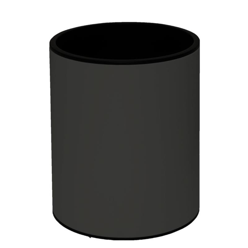 Καλάθι Απορριμμάτων (Φ20x24) Pam & Co 6Lit 2024-113 Anthracite Matt