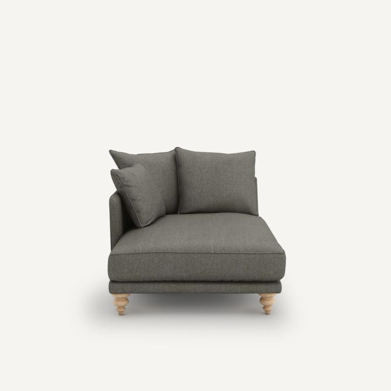 Ανάκλιντρο με τουίντ ταπετσαρία Μ150xΠ105xΥ93cm