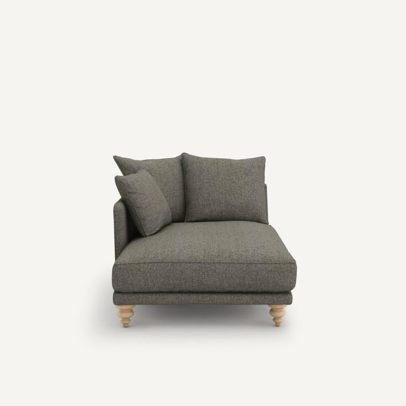 Ανάκλιντρο με τουίντ ταπετσαρία Μ150xΠ105xΥ93cm