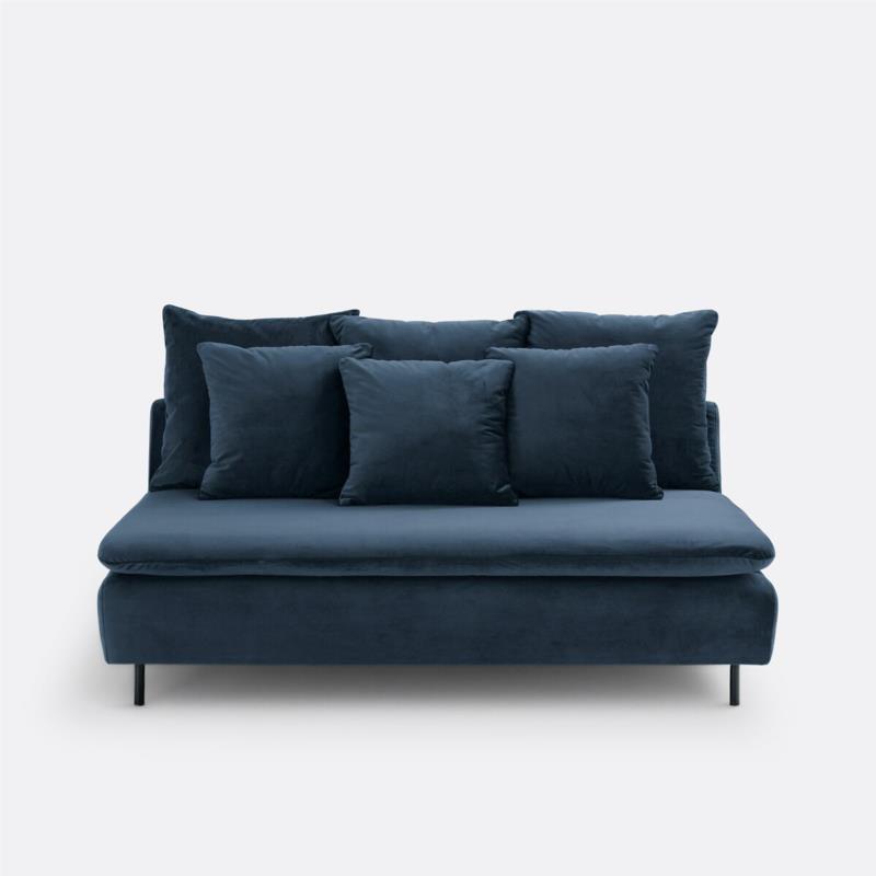 Καναπές από βελούδο Μ97xΠ159xΥ84cm