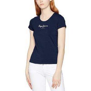 T-SHIRT PEPE JEANS NEW VIRGINIA NOS PL502711 ΣΚΟΥΡΟ ΜΠΛΕ