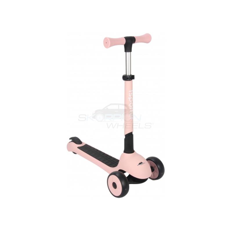 Skorpion Wheels Παιδικό Πατινι Αναδιπλουμενο M6 iSporter Pro Ροζ