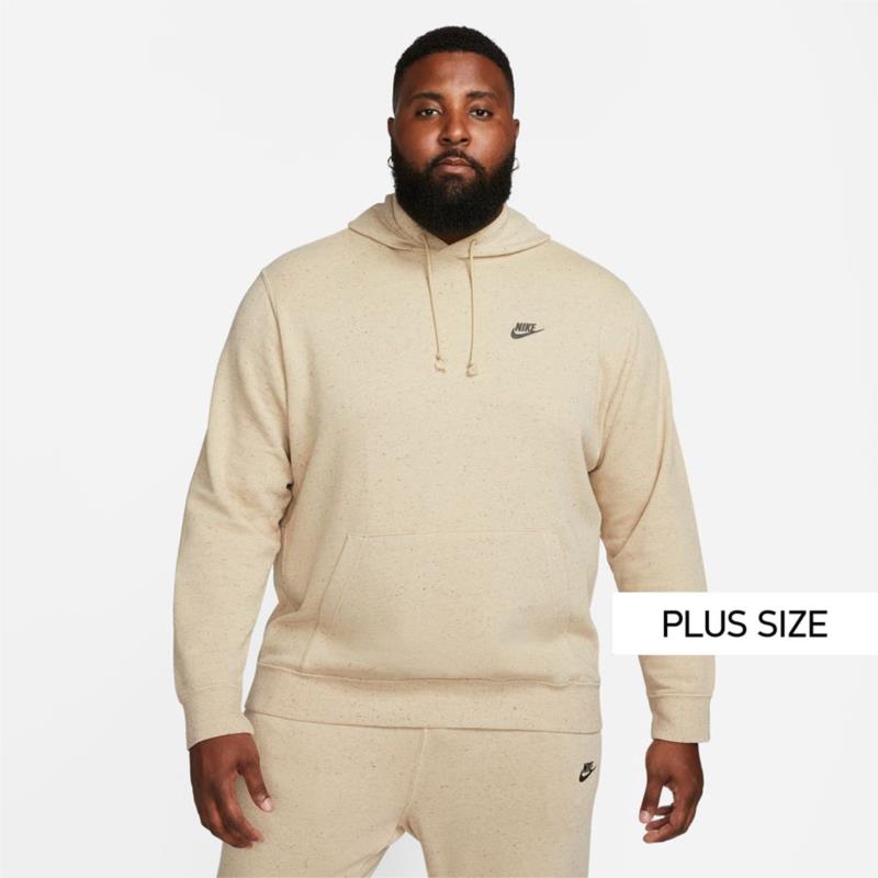 Nike Club Fleece+ Revival Ανδρική Plus Size Μπλούζα με Κουκούλα (9000110652_60884)