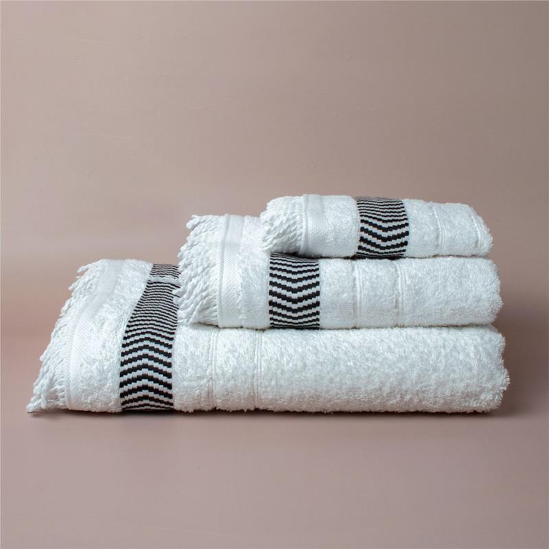 Πετσέτα Χεριών (30x50) White Fabric Jody
