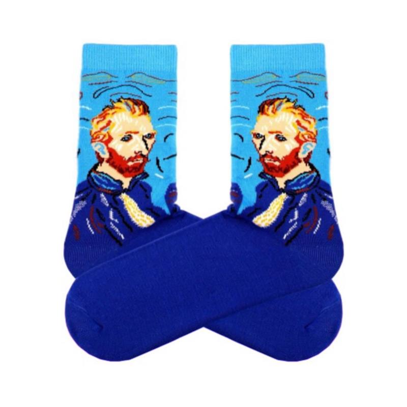 Κάλτσες με σχέδιο Van Gogh Portrait unisex 78% βαμβάκι