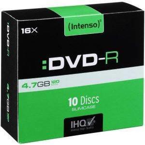 INTENSO DVD-R 4.7GB X16 SC 4101652 10PCS
