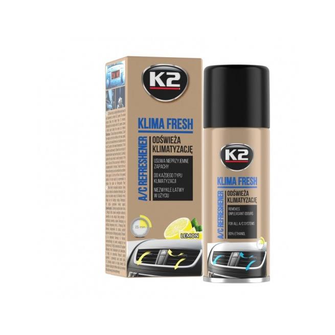 K2 Αμπούλα Καθαρισμού Klima Fresh Lemon 150ml