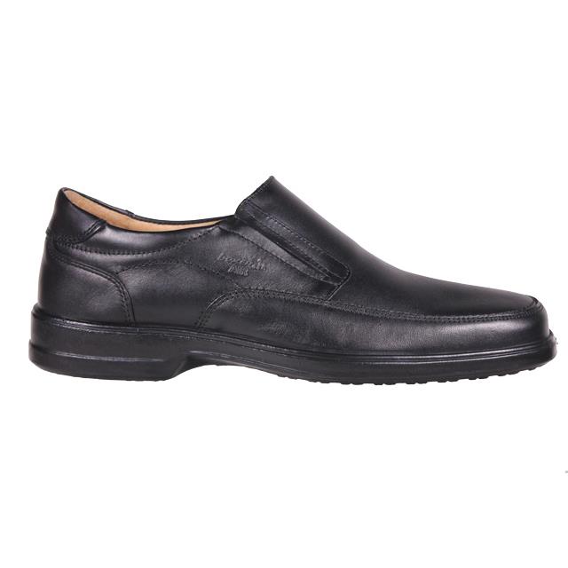 boxer ανδρικά loafers 13753 ΜΑΥΡΟ