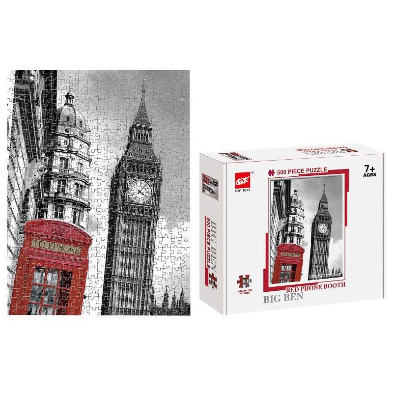 Παζλ 500τμχ Red Phone Booth Στο Λονδίνο Σε Κουτί 18x5x23εκ. Toy Markt 69-1761 - Toy Markt - 69-1761