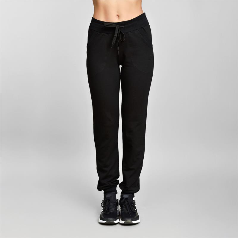 TARGET FRENCH TERRY LYCRA CUFFED PANTS ΜΑΥΡΟ