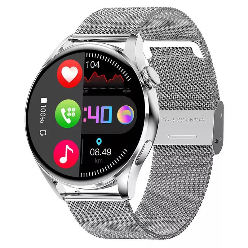 Smartwatch Bakeey Wear3 Pro+ - Steel Silver