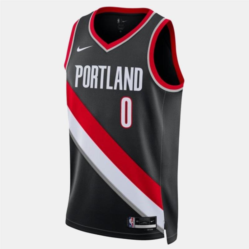 Nike Dri-FIT NBA Portland Trail Blazers Damian Lillard Icon Edition 2022/23 Ανδρική Μπασκετική Φανέλα (9000110238_46414)
