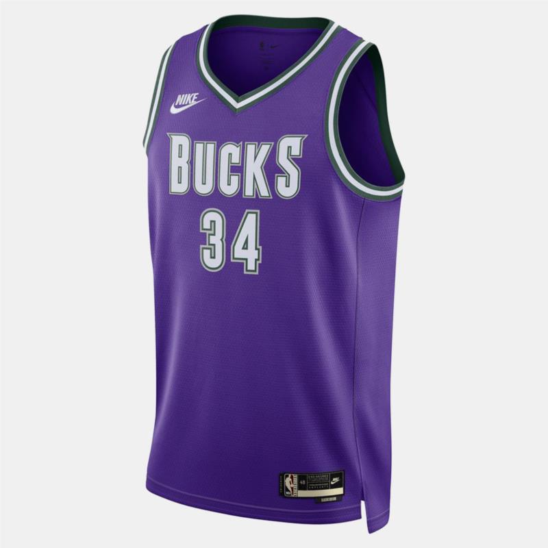 Nike Dri-FIT NBA Swingman Giannis Antetokounmpo Milwaukee Bucks City Edition Ανδρική Φανέλα (9000110509_60856)