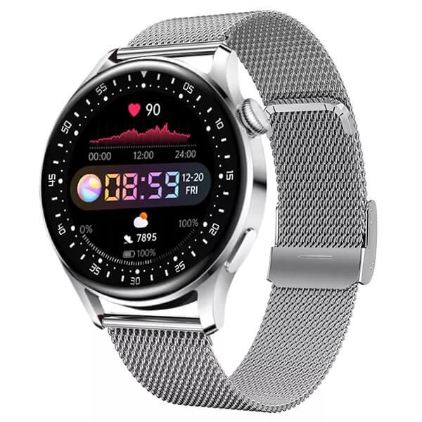 Smartwatch Bakeey D3 Pro - Silver Steel