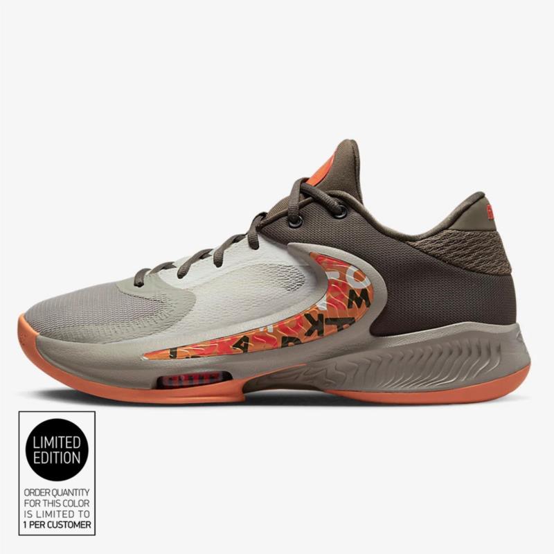 Nike Zoom Freak 4 Ανδρικά Παπούτσια για Μπάσκετ (9000110040_60506)