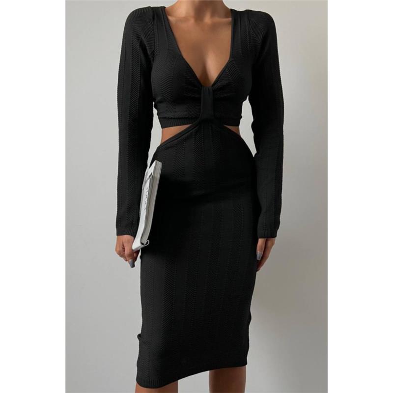 φόρεμα LOPENA BLACK - 1
